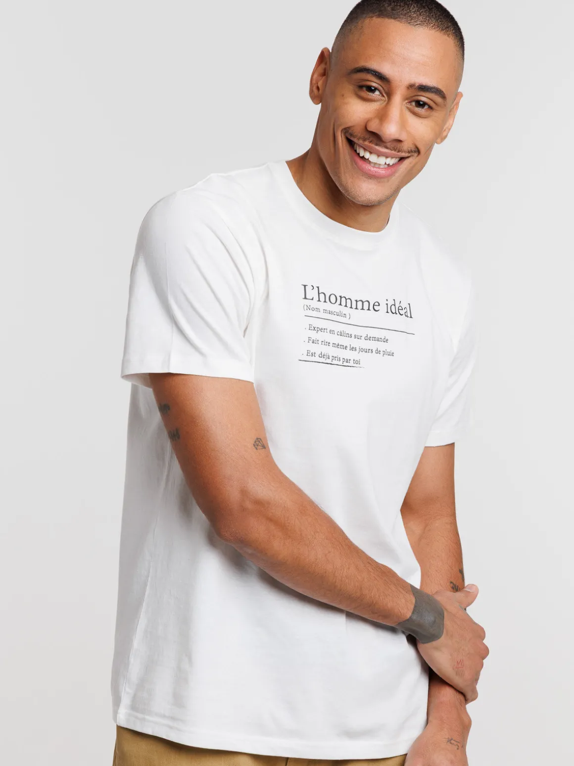 T-shirt définition homme idéal homme