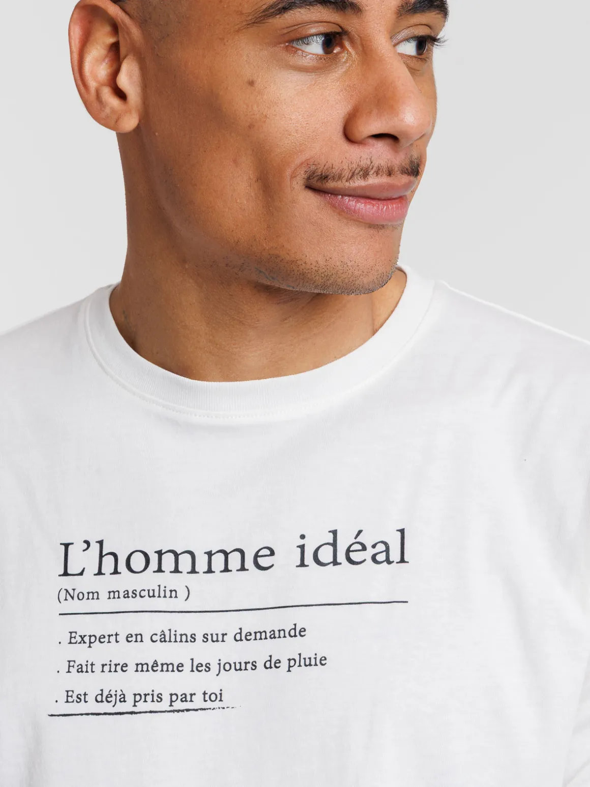 T-shirt définition homme idéal homme