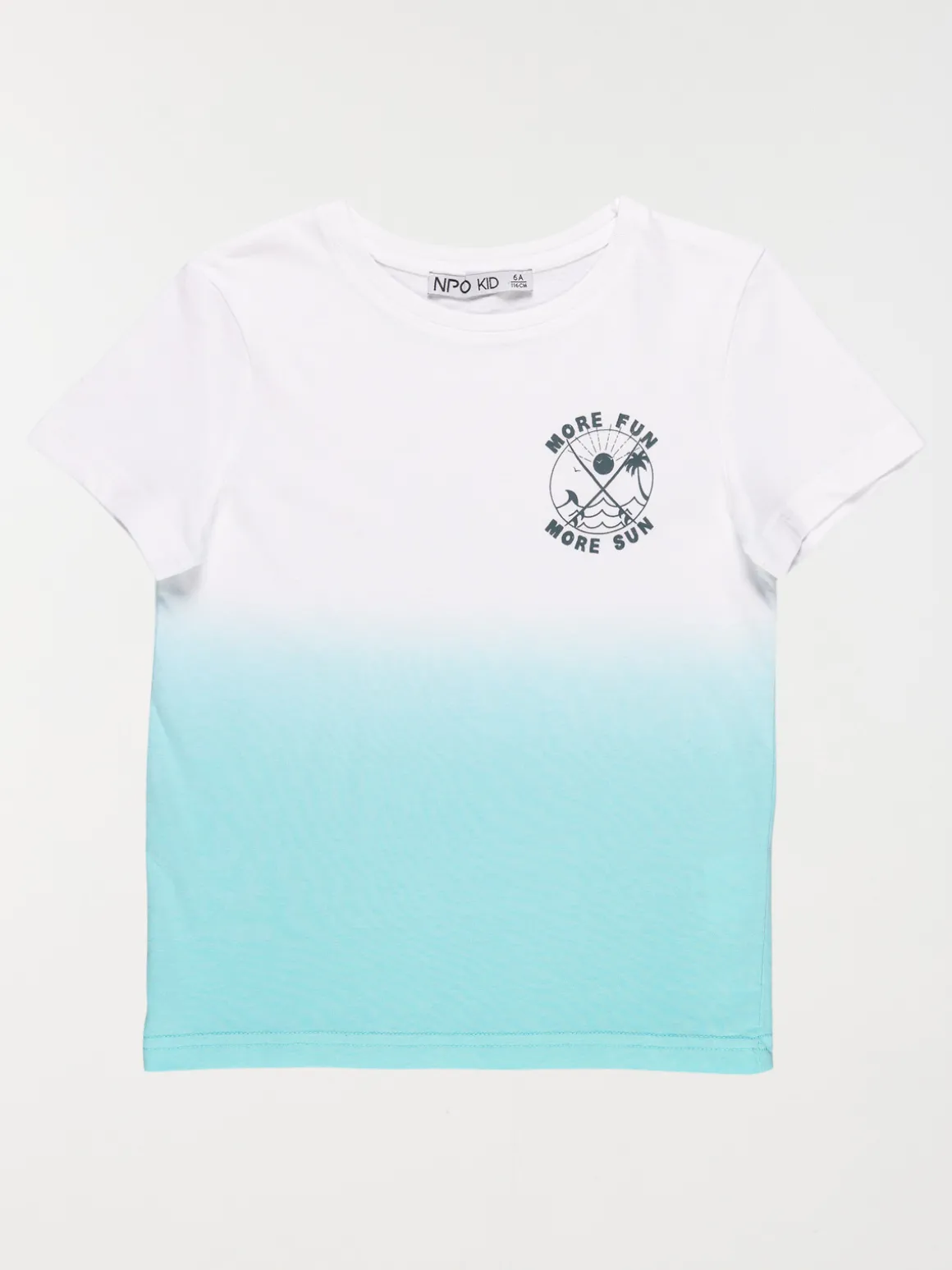 T-shirt dégradé de couleur garçon (3-8A)