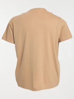 T-shirt fauve grande taille homme