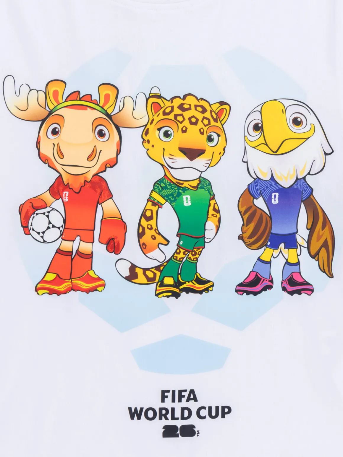 T-shirt FIFA mascottes enfant (3-10A)