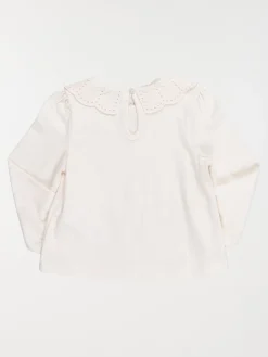 T-shirt fille col claudine (3-36M)