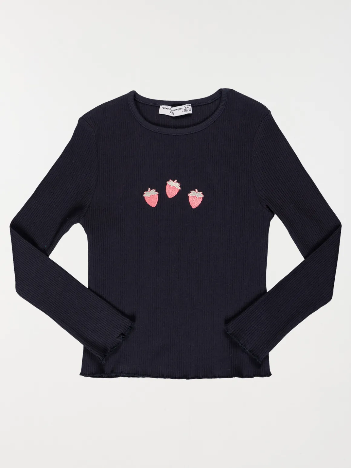 T-shirt fraises fille (3-8A)