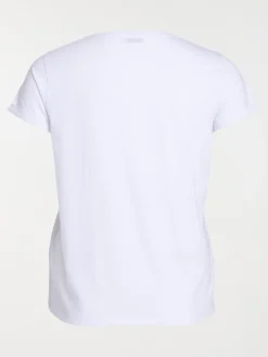 T-shirt fête des mères blanc femme