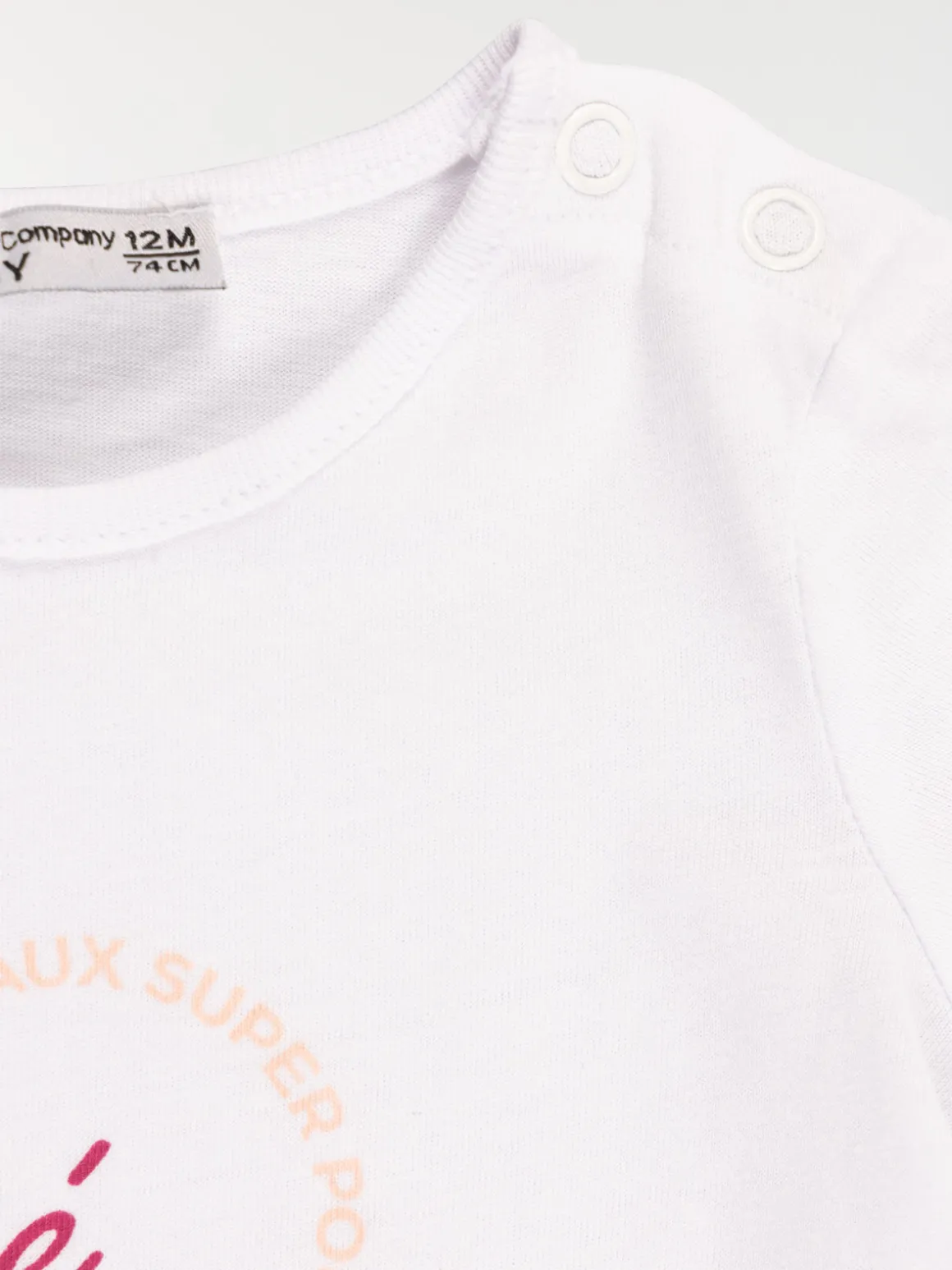 T-shirt fête des mères fille (3-36M)