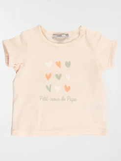 T-shirt fête des pères fille (3-36M)