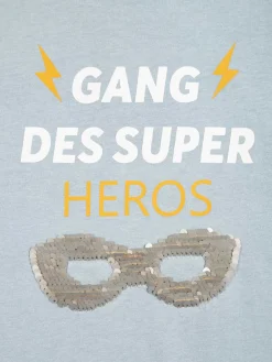 T-shirt garçon sequin réversible (3-8A)