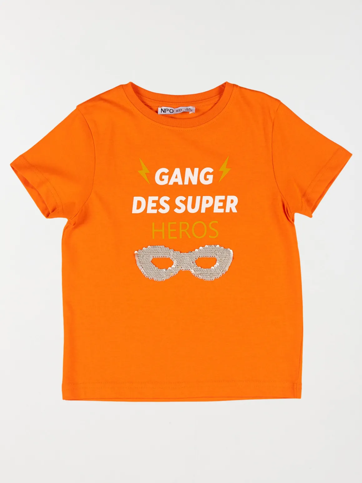 T-shirt garçon sequins magiques (3-8A)