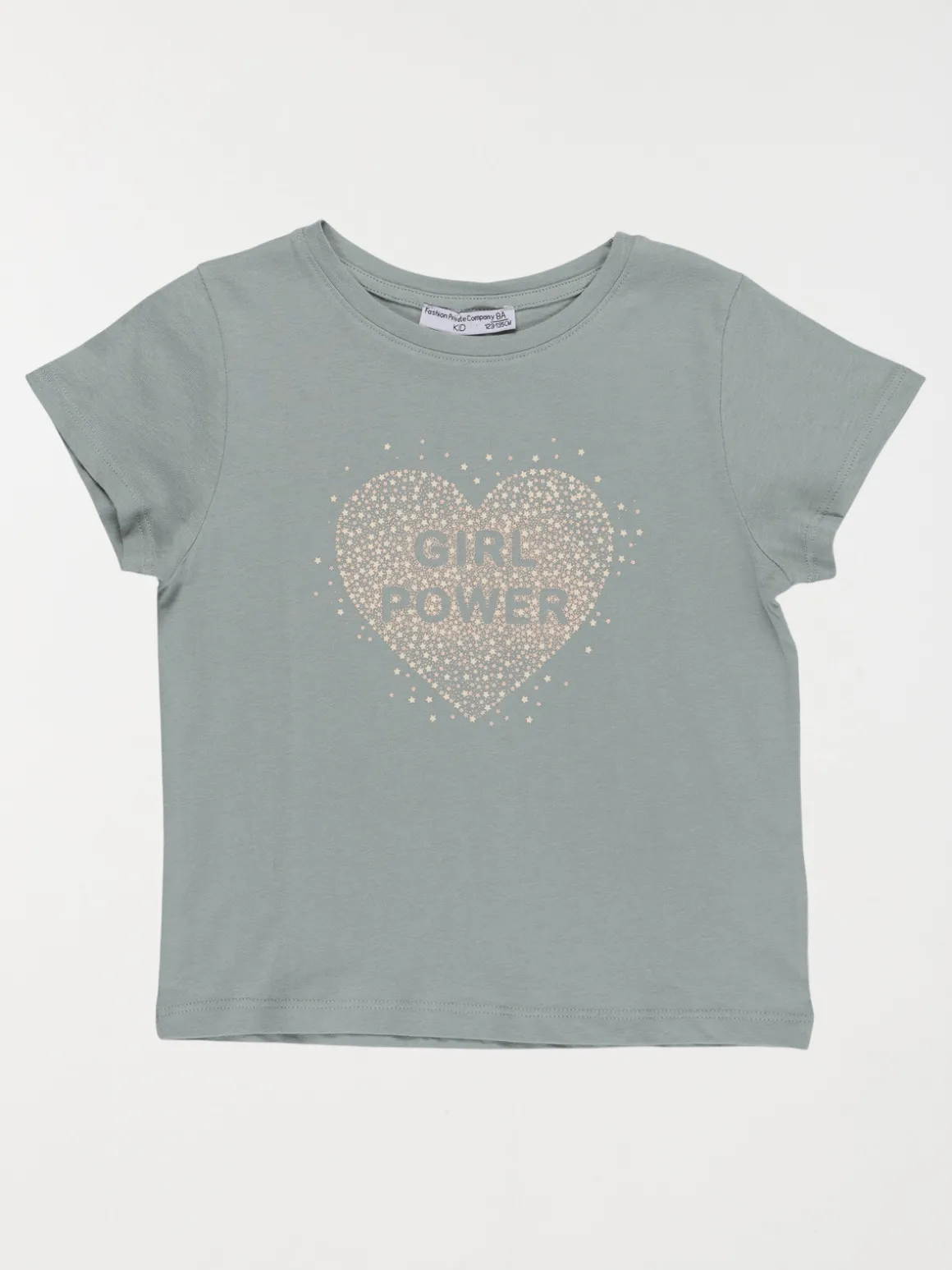 T-shirt girl power fille (3-12A)