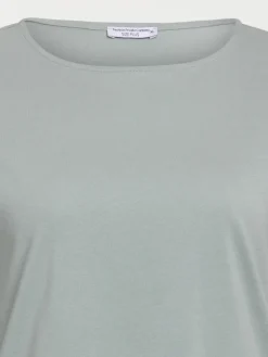 T-shirt glaise grande taille femme