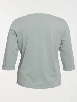 T-shirt glaise grande taille femme