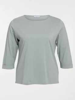 T-shirt glaise grande taille femme