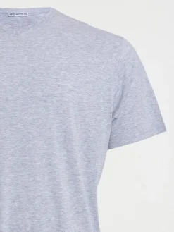 T-shirt gris chiné grande taille homme