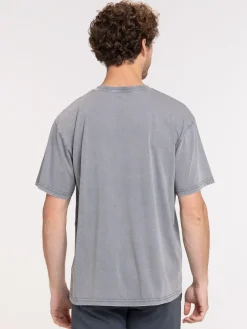 T-shirt gris imprimé no limits homme
