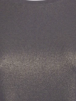 T-shirt gris orage grande taille femme