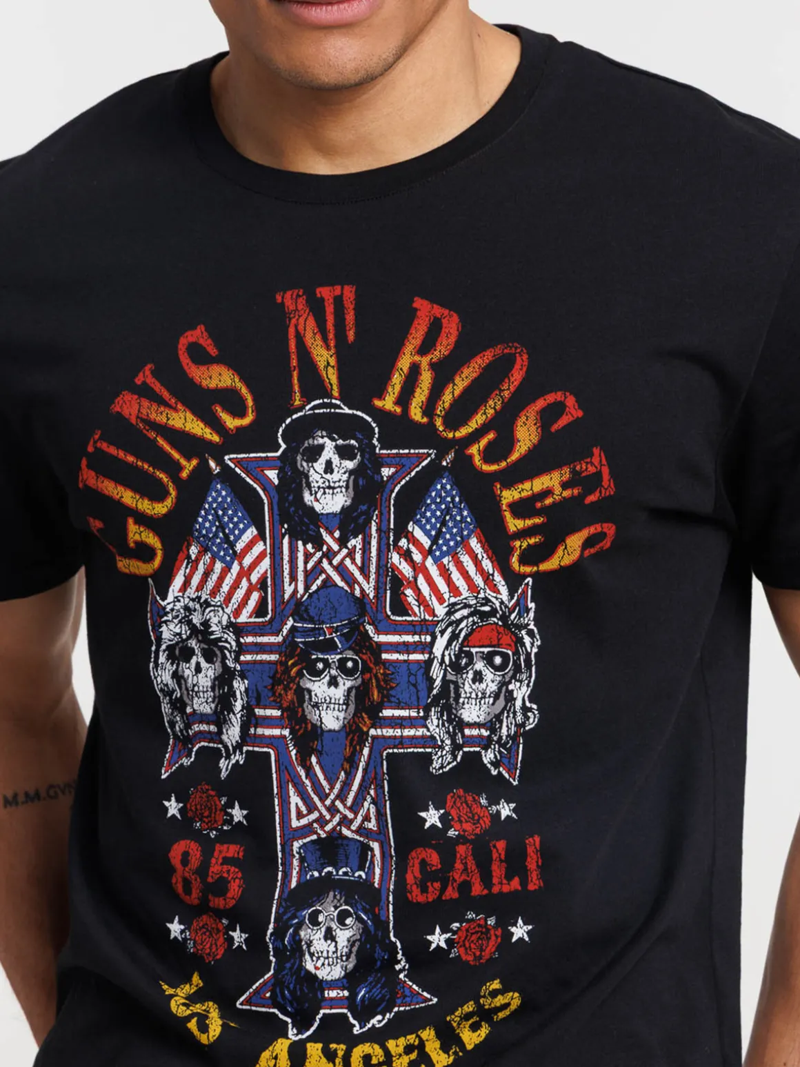 T-shirt Guns N' Roses homme