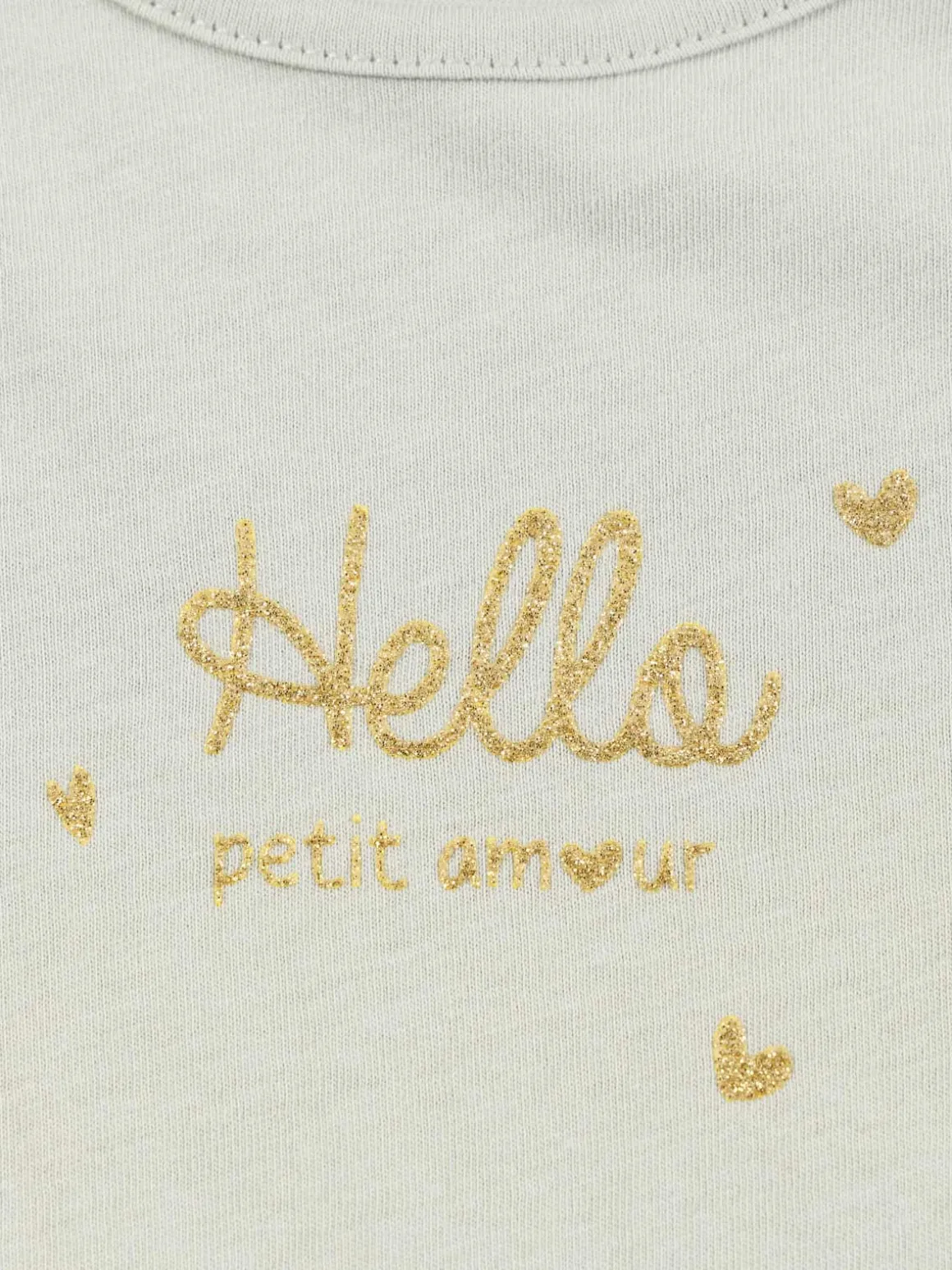 T-shirt hello petit amour fille (3-36M)
