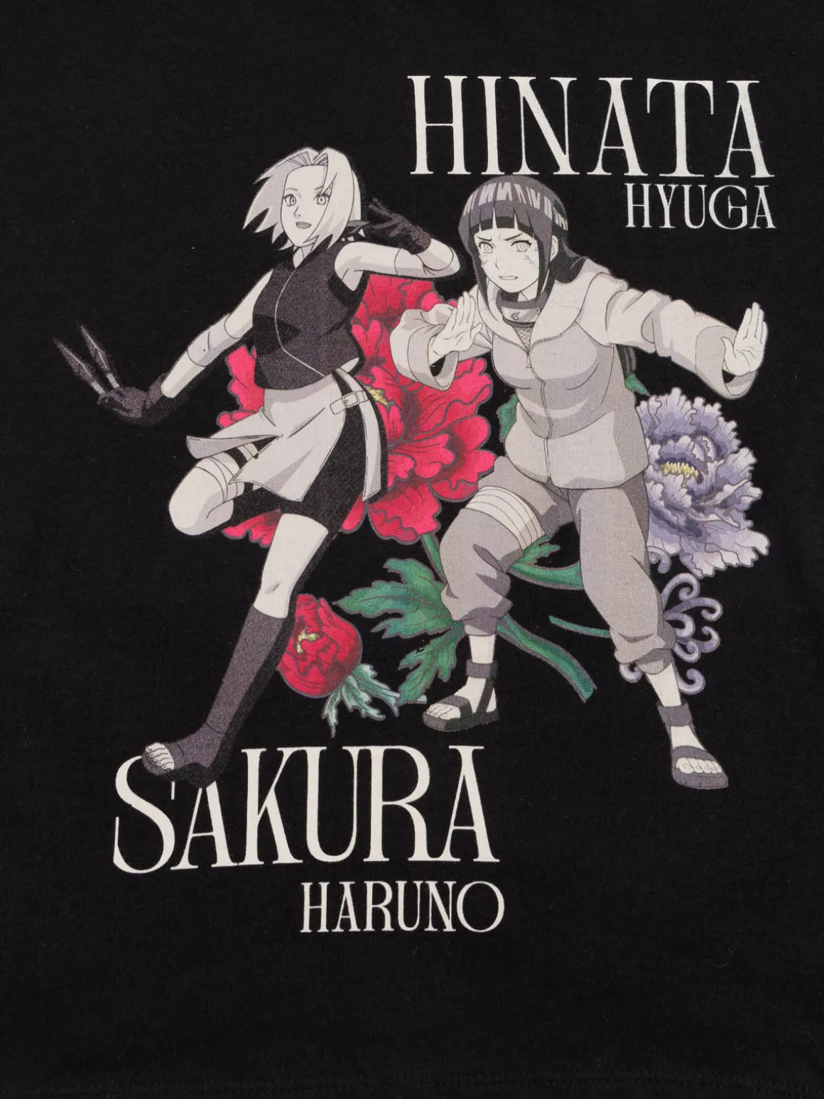 T-shirt Hinata et Sakura fille (XXS-M)