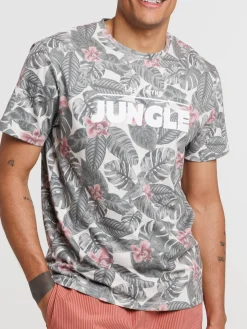 T-shirt holiday feuillage homme