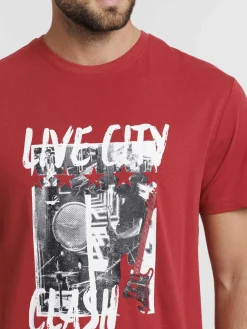 T-shirt homme imprimé devant