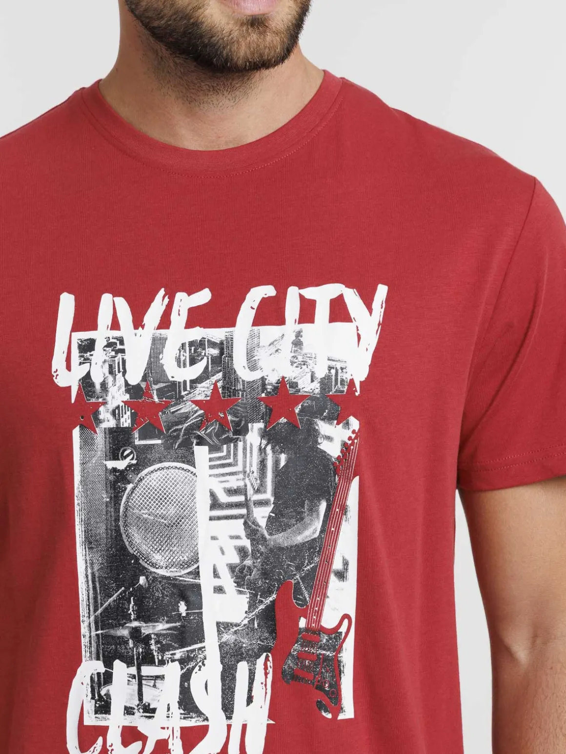 T-shirt homme imprimé devant