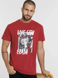 T-shirt homme imprimé devant