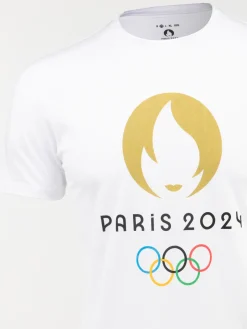 T-shirt homme JO Paris 2024 blanc