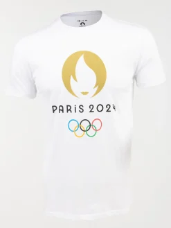 T-shirt homme JO Paris 2024 blanc