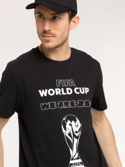 T-shirt homme noir FIFA 2026