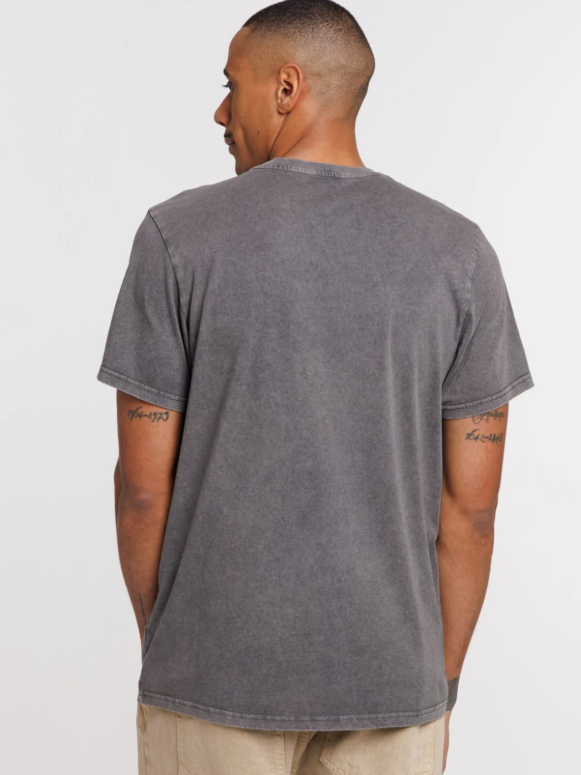 T-shirt imprimé col rond homme