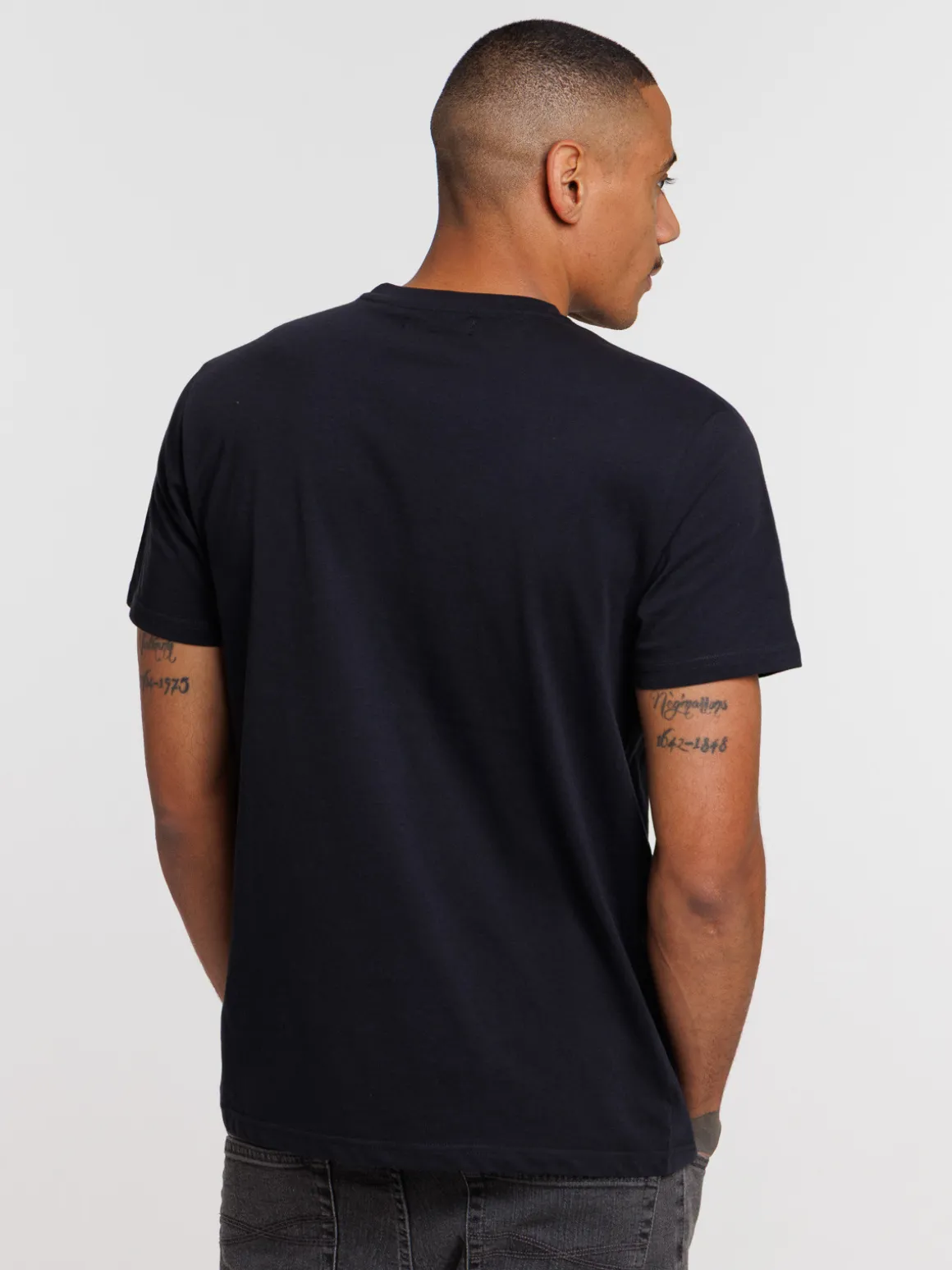 T-shirt imprimé col rond homme
