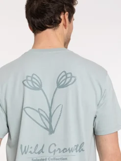 T-shirt imprimé devant et au dos homme