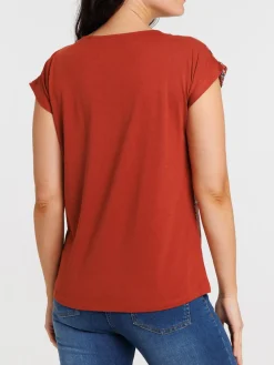 T-shirt imprimé devant femme