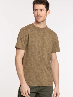 T-shirt imprimé feuillage homme