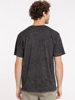 T-shirt imprimé gris homme