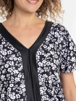 T-shirt imprimé manches courtes femme