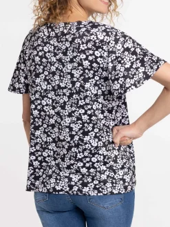 T-shirt imprimé manches courtes femme