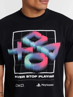 T-shirt imprimé noir homme