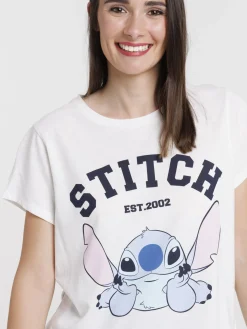 T-shirt imprimé Stitch femme