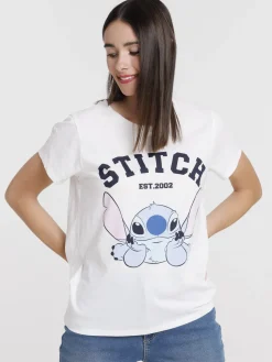 T-shirt imprimé Stitch femme