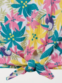 T-shirt imprimé tropical fille (3-12A)