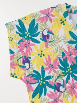 T-shirt imprimé tropical fille (3-12A)