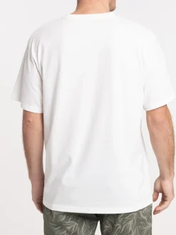 T-shirt imprimé tropical homme