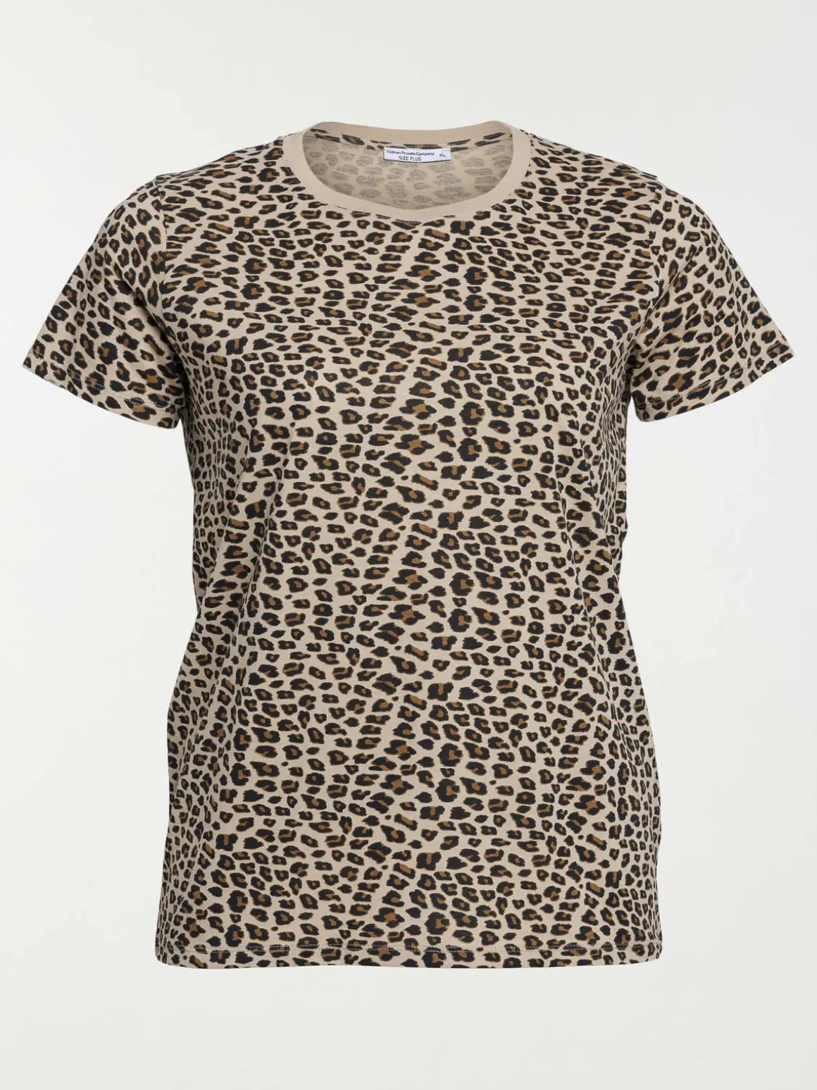 T-shirt léopard grande taille femme