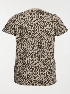 T-shirt léopard grande taille femme