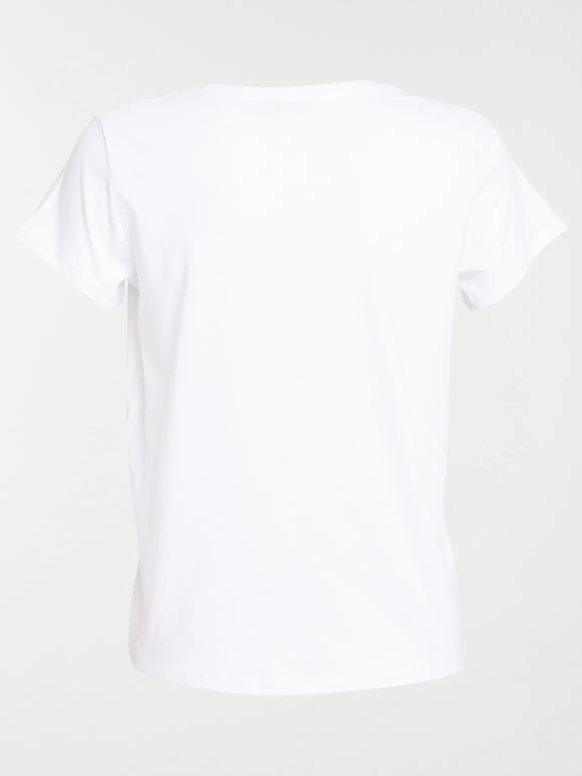 T-shirt manches courtes blanc femme