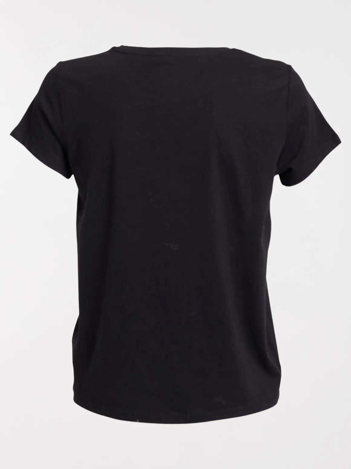 T-shirt manches courtes noir femme