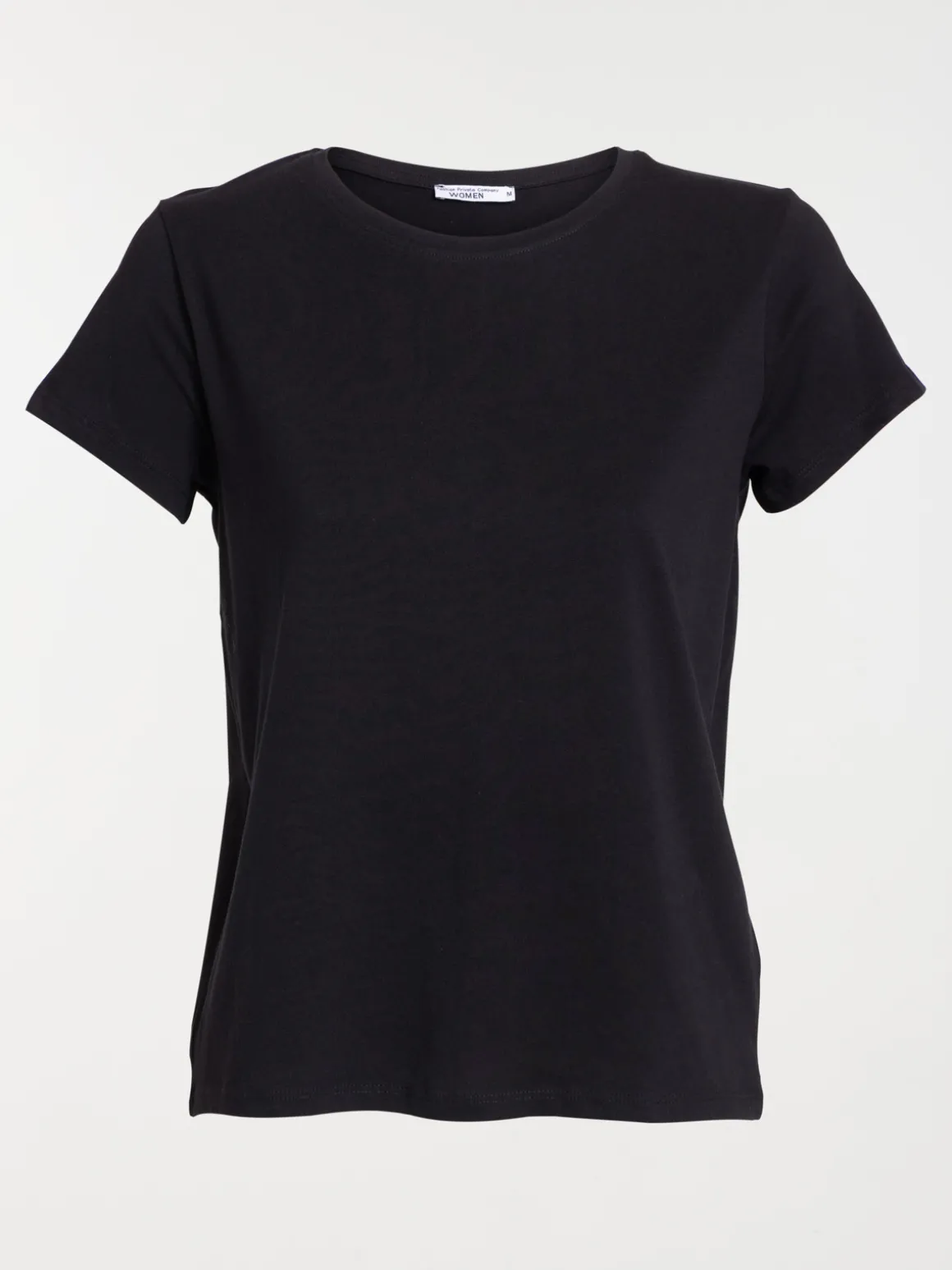 T-shirt manches courtes noir femme