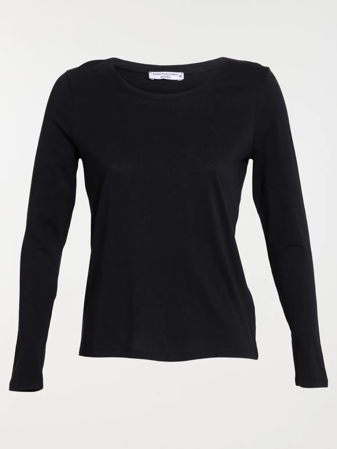 T-shirt manches longues noir femme