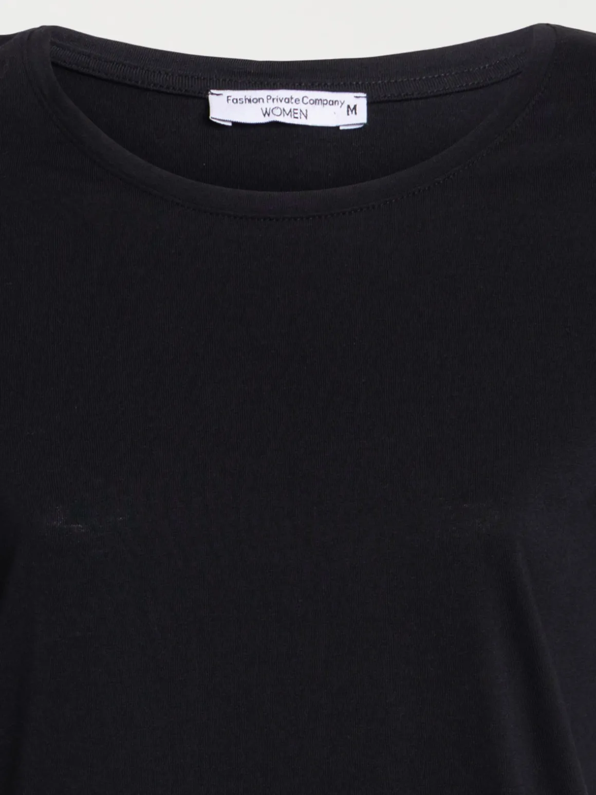 T-shirt manches longues noir femme